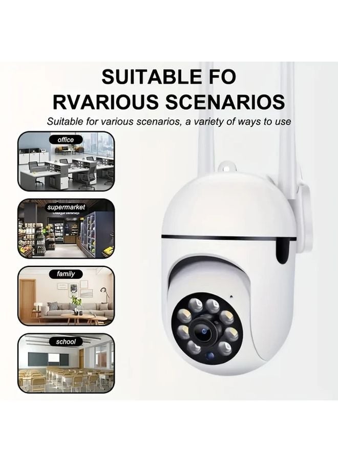 JOOAN T76 1080P Wireless WiFi Security Camera 355 Degree PTZ Two Way Talk Color Night Vision Motion Detection Indoor Outdoor Smart Doorbell Alexa Google Assistant USB Powered - Image 1