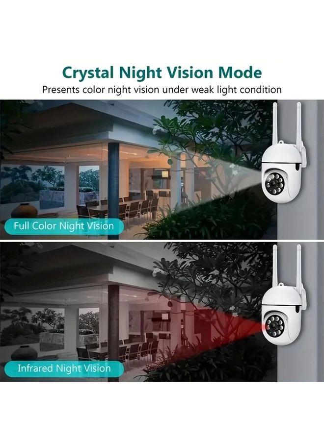 JOOAN T76 1080P Wireless WiFi Security Camera 355 Degree PTZ Two Way Talk Color Night Vision Motion Detection Indoor Outdoor Smart Doorbell Alexa Google Assistant USB Powered - Image 5