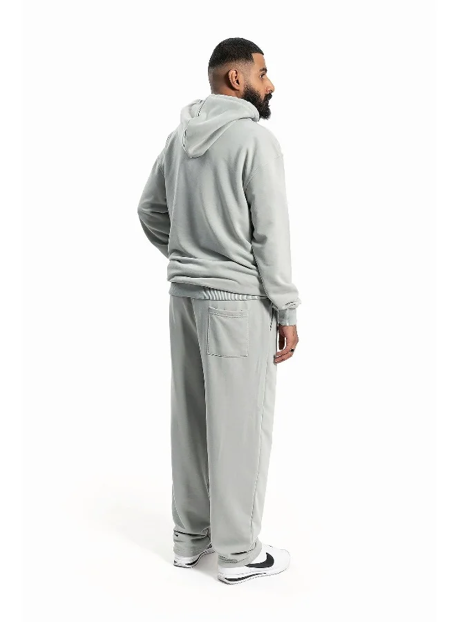 Wecre8 Men's Gray Hoodie and Pants Set