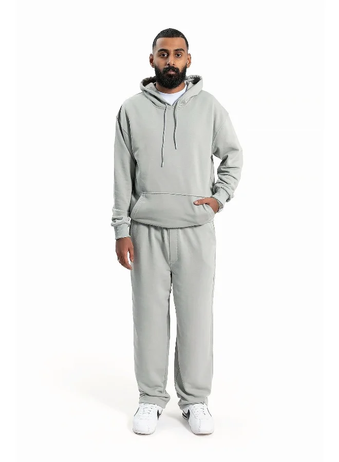 Wecre8 Men's Gray Hoodie and Pants Set
