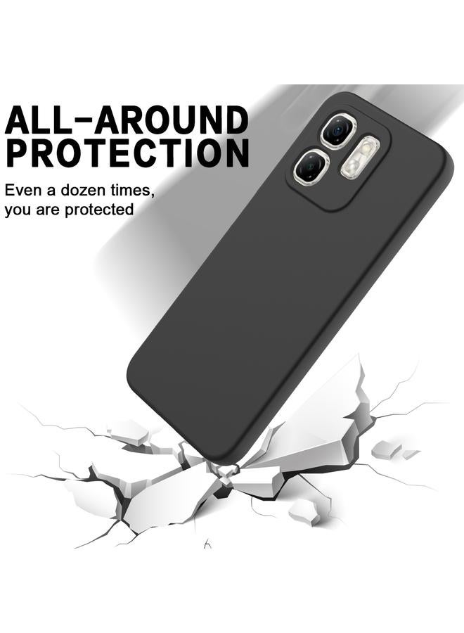 Zaboon Case For Infinix Hot 50i Solid Color Liquid Silicone Dropproof Full Coverage Phone Case - Image 5