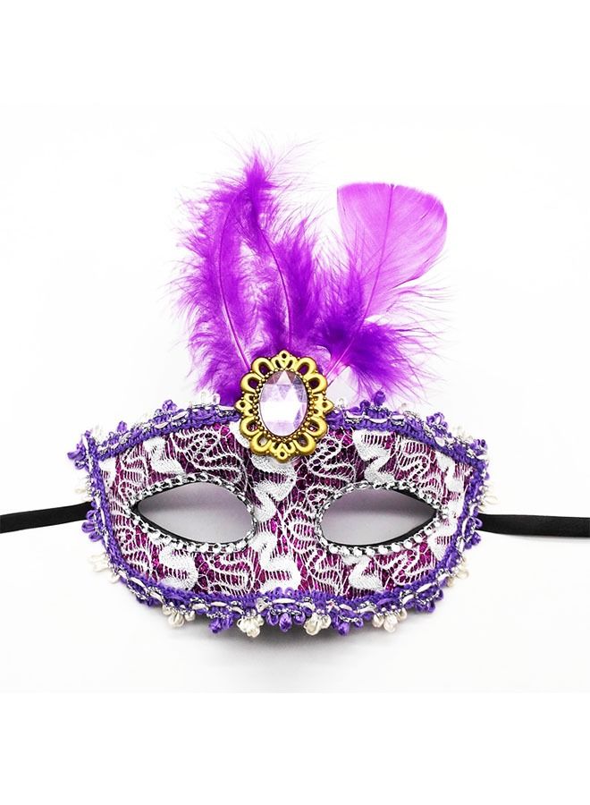 ZCM-HAPPY Set of 4 Fancy Masquerade Masks - Image 2