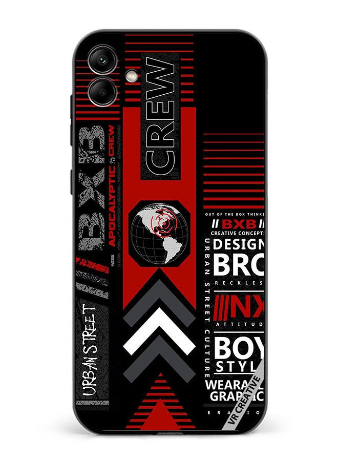 VR CREATIVE Protective Case Cover For Samsung Galaxy A04 Bxb Logo Design Multicolour - Image 1