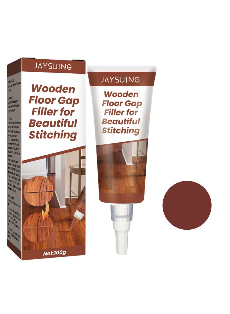 Jaysuing Begonia wood 100g Wooden Floor Beauty Seam Agent Wood Gap Filling Pothole Glue Waterproof And Mildew-Proof Furniture Damage Quick Repair Paste - Image 1