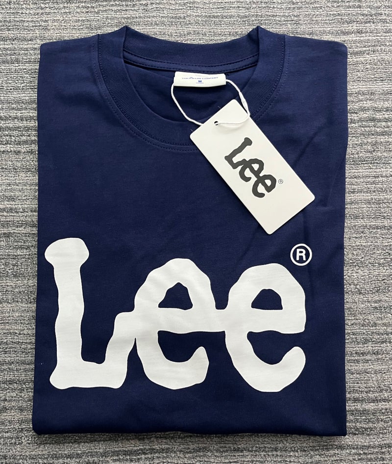 Lee Classic Logo Loose Round Neck Cotton Short Sleeve T-Shirt - Image 1