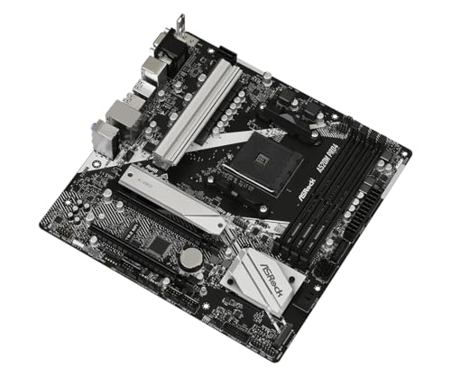 ASRock لوحة أم ASRock A520M Pro4 متوافقة مع معالجات AMD Ryzen 3000/4000 (سوكيت AM4) مع شريحة A520، Micro ATX [منتج معتمد محلياً] - Image 3