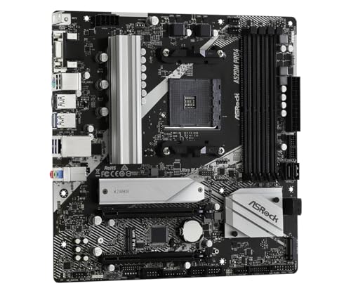 ASRock لوحة أم ASRock A520M Pro4 متوافقة مع معالجات AMD Ryzen 3000/4000 (سوكيت AM4) مع شريحة A520، Micro ATX [منتج معتمد محلياً] - Image 4