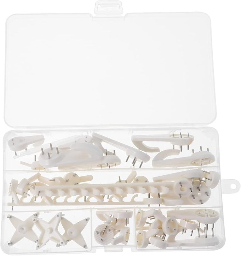 Tehaux 42 قطعة من خطاطيف تعليق الصور بدون ضرر للجدران للإطارات الأعمال الفنية المرايا - Image 1