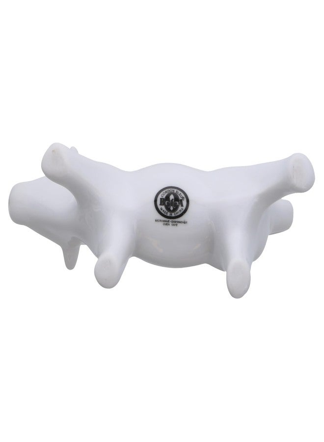 BIA Cordon Bleu Cow Creamer - 4oz Porcelain Milk Pitcher with Microwave & Dishwasher Safe Finish, Animal Shaped Cream Server for Coffee, Tea & Tabletop Use - Farmhouse Style Accessory - Image 5