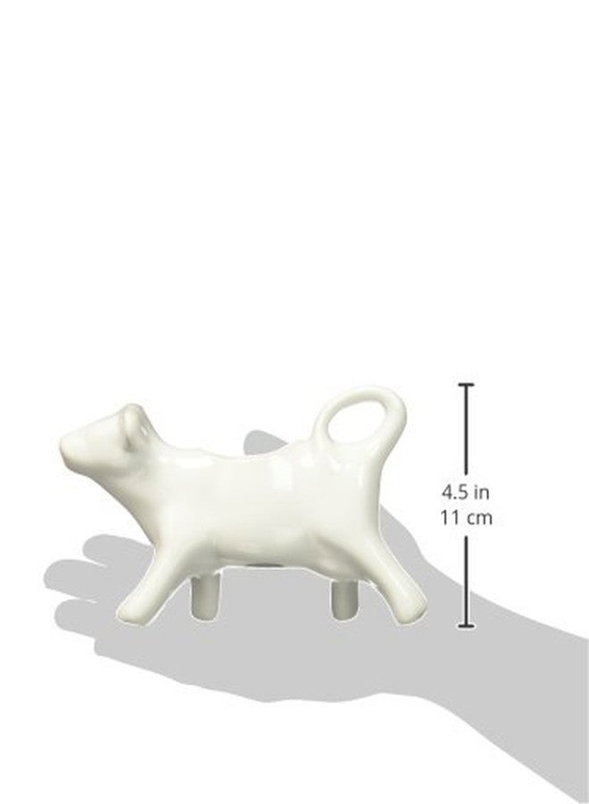 BIA Cordon Bleu Cow Creamer - 4oz Porcelain Milk Pitcher with Microwave & Dishwasher Safe Finish, Animal Shaped Cream Server for Coffee, Tea & Tabletop Use - Farmhouse Style Accessory - Image 3