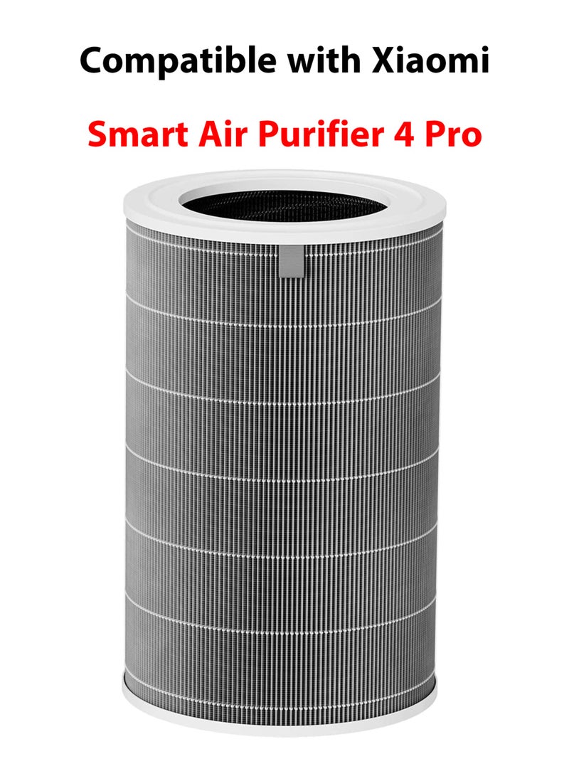 Compatible with Xiaomi Smart Air Purifier 4 Pro Filter 33670/BHR5062GL/M15R-FLP-GL Black - Image 1