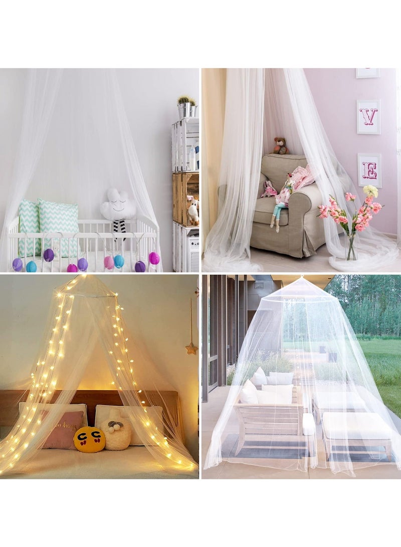 NIBEMINENT SYOSI, Mosquito Net Bed Canopy for Girls, Princess Curtain Single to King Size, Dome Netting Tent Decoration Girls - Image 4