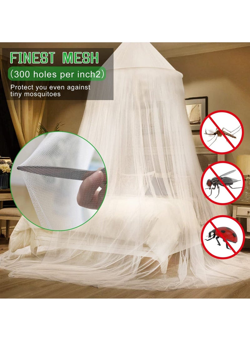 NIBEMINENT SYOSI, Mosquito Net Bed Canopy for Girls, Princess Curtain Single to King Size, Dome Netting Tent Decoration Girls - Image 3