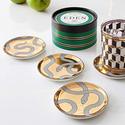 Jonathan Adler Eden Coasters, Gold - Image 3