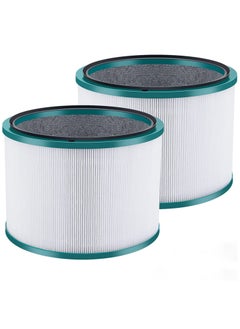 HP01 HP02 DP01 DP02 H13 True HEPA Replacement Filter Compatible with Dyson Desk Purifier and Pure Hot Cool Link Air Purifiers, Replaces Part # 968125-03, One 360 HEPA Filter, 2 Pack