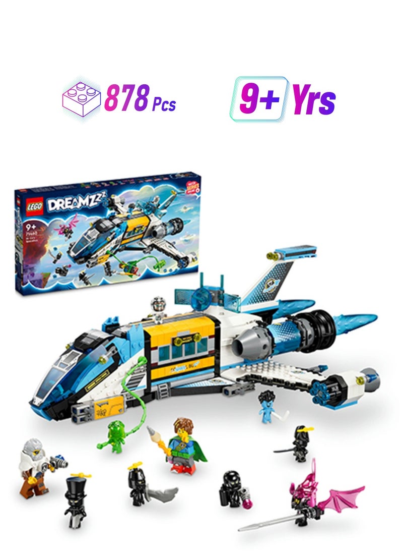 LEGO مجموعة لعبة بناء حافلة الفضاء من السيد أوز 71460؛ يمكن للأطفال ذوي المخيلات الكبيرة بناء حافلة مدرسة مكوك الفضاء للسيد أوز بطريقة 2؛ هدية فضائية للأعمار 9+ (878 قطعة)  - Image 1