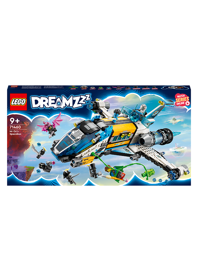 LEGO Dreamzzz Mr. Oz’S Spacebus 71460 Building Toy Set; Kids With Big Imaginations Can Build Mr. Oz’S Space Shuttle School Bus In 2 Ways; Space Gift For Ages 9+ (878 Pieces)