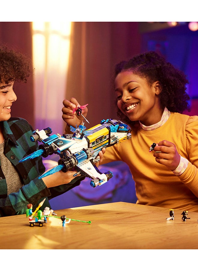 LEGO مجموعة لعبة بناء حافلة الفضاء من السيد أوز 71460؛ يمكن للأطفال ذوي المخيلات الكبيرة بناء حافلة مدرسة مكوك الفضاء للسيد أوز بطريقة 2؛ هدية فضائية للأعمار 9+ (878 قطعة)  - Image 2
