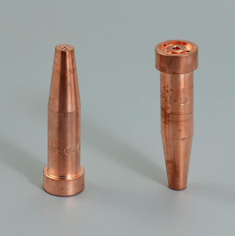 RIVERWELD Acetylene Cutting Tips 6290 Size 00 & 6290-00 for Oxygen Oxy Oxyfuel Cutter Torch Made of Copper Pack of 2 - Image 5