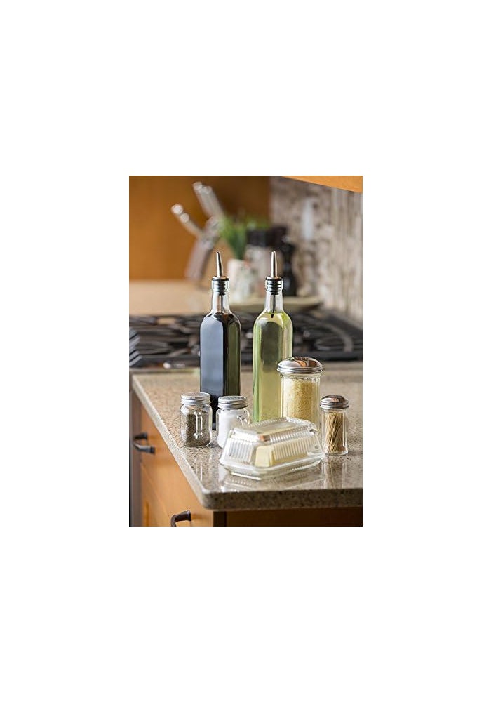 Tablecraft Stainless Steel Vented Pourers - Set of 2 - Image 5