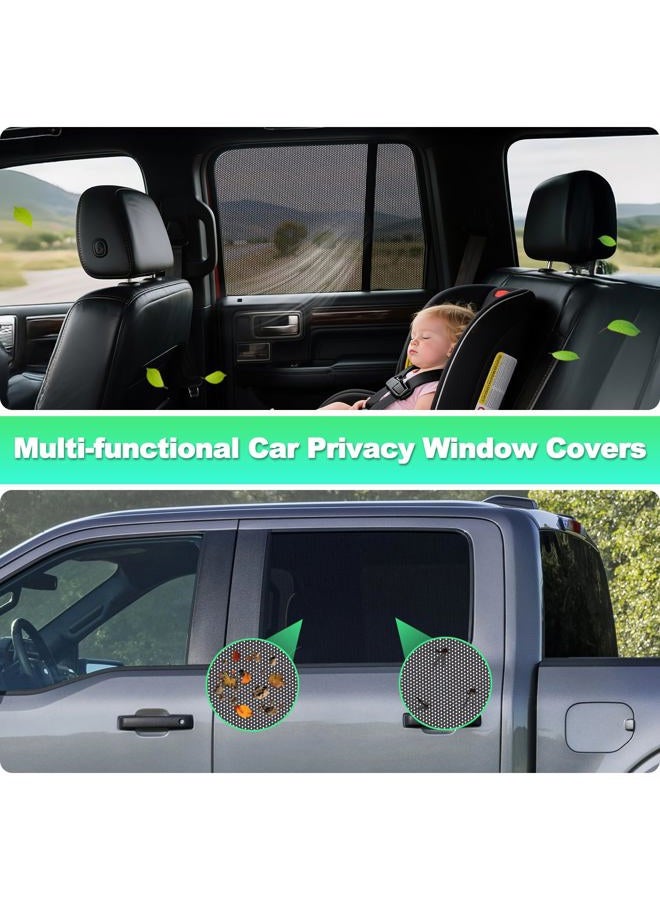 KOCZIL 2015-2020 f150 Window Shades - Rear Side Window Sun Shade for Baby, Breathable Mesh Car Privacy Window Covers, UV Protection and Heat Insulation for Road Trips, Napping, Camping (2 PCS) - Image 4