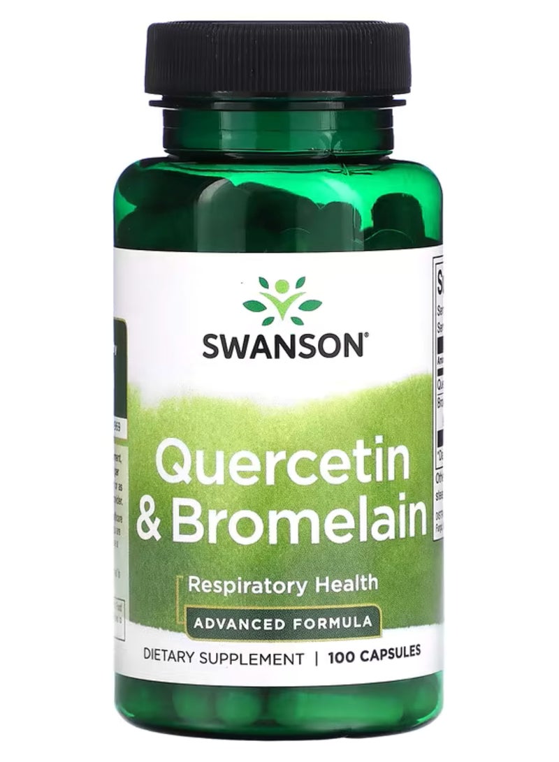 سوانسون‏, كيرسيتين وبروميلين ، 100 كبسولة