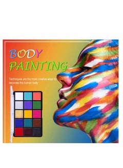 Excefore 15 Color face painting kits for kids Palette Long-lasting Waterproof No Stimulation Oiliness Facial Paint Cream  - Image 2