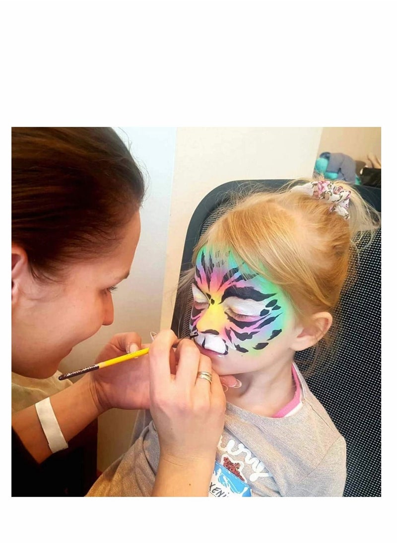 Excefore 15 Color face painting kits for kids Palette Long-lasting Waterproof No Stimulation Oiliness Facial Paint Cream  - Image 5