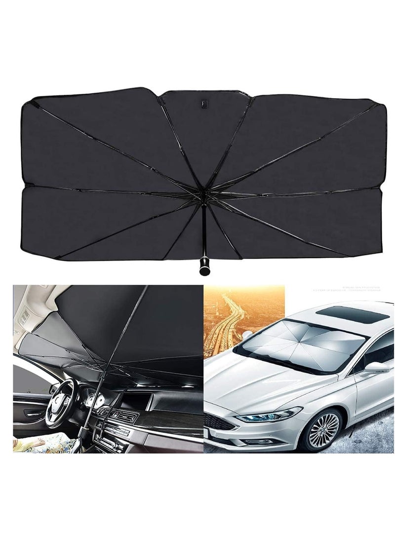 Wadi Car Windshield Sun Shade UV Heat Protection Foldable Keeps Your Car Cool and Blocks UV Rays - Image 3