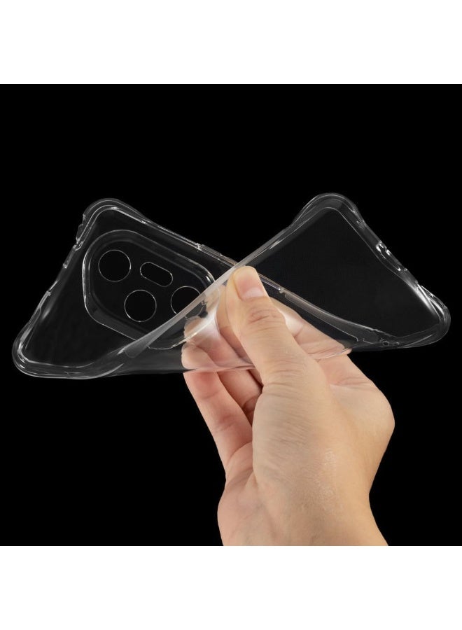 Muzz Back Cover for Honor 300 Pro 5G Transparent Mobile Back Case Shock Proof Design Camera Edges Protection Crystal Clear Phone Case Silicon Soft TPU and Flexible (Honor 300 Pro) - Image 3