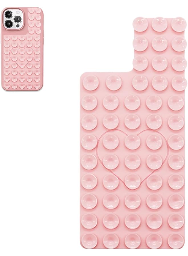 Green Tiger Silicone Suction Phone Case Mount, Cuttable Design of Silicone Adhesive Phone Stand Sticky for Cell Phone, Hands-Free Phone Accessories Holder for Selfies and Videos Pink - Image 1