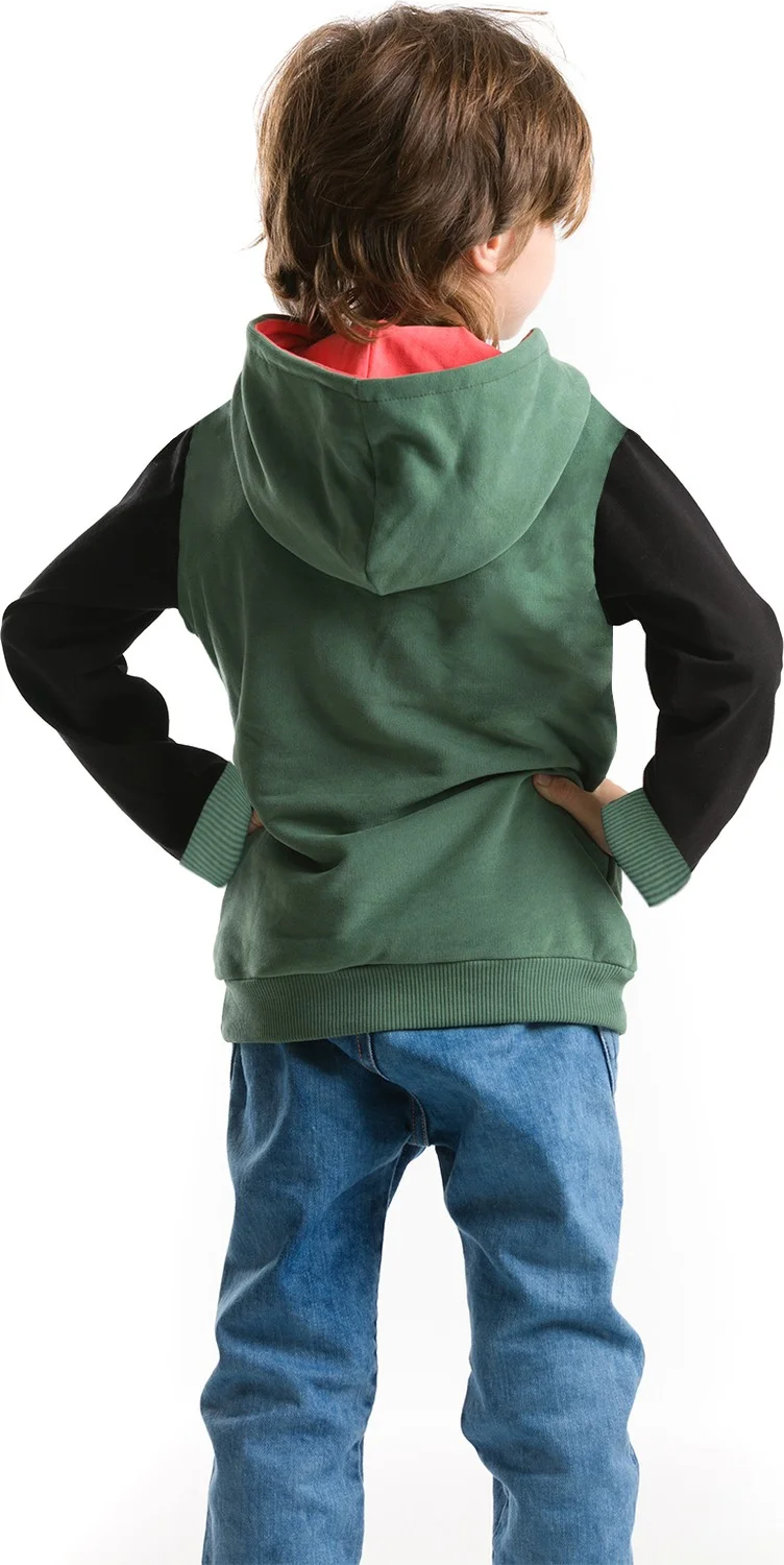 Denokids Glutton Hooded Boy Sweatshirt