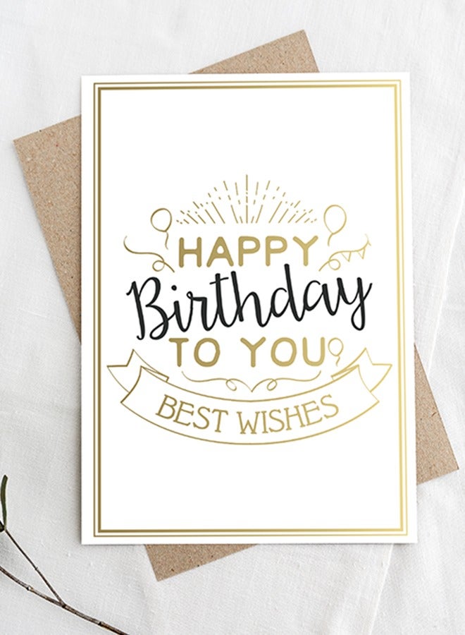 Share the Love Happy Birthday, Best Wishes Greeting Card - A5 , Greeting Card | Ideal for Birthday Celebrations and Special Moments 