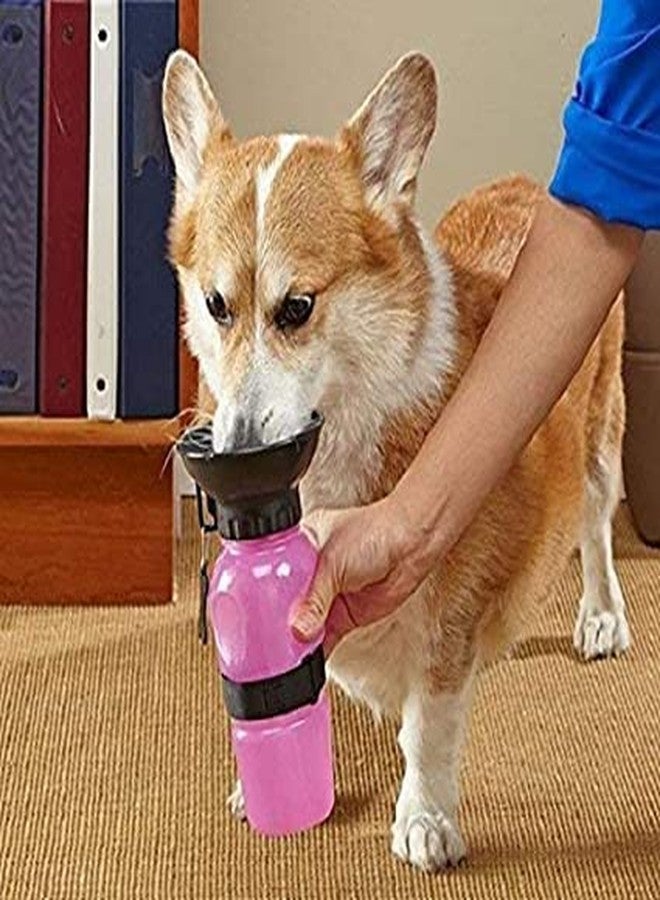 SHREYAGNDog Water Bowl Bottle Portable Aqua Dog Travel Water Bottle Bowl 18-oz Dog Bottle Auto Dog Mug for Pets - Image 2