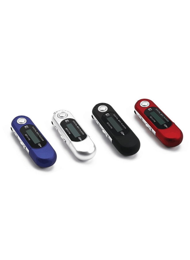 USB In-line Ultra-long Standby Screen MP3 4GB/8GB Built-in Memory Dry Battery MP3 With Lyrics Display-Body Color:Silver-Memory Capacity:8G  - Image 5