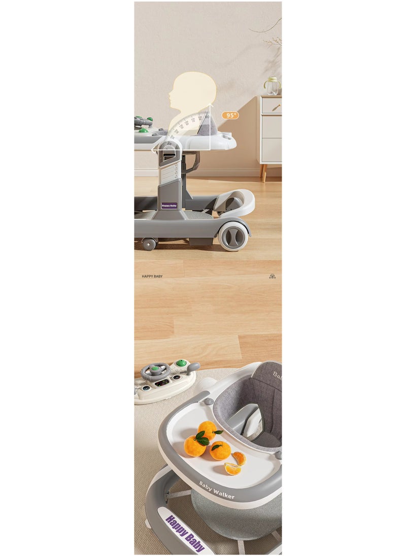 4-in-1 Baby Walker,Height Adjustable Toddler Walker with Push Handle, Sunshade,Removable Tray with Music Toys,Baby Stroller - pzsku/Z8B4568FE758D4DF2DB24Z/45/_/1731982708/81db515e-72fb-4f4b-a4a3-a9c7db0965e8