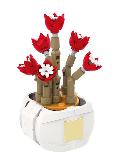 Flower Language Series Succulent Plants Building Blocks(Fantasy Angel)