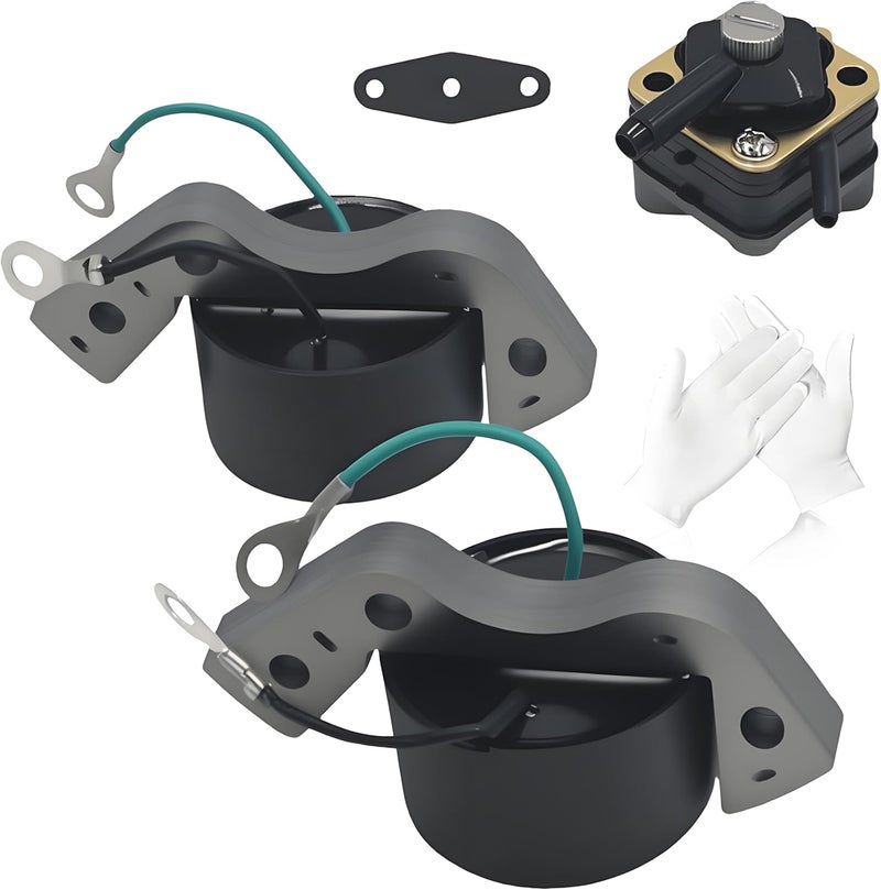 Terisnds 0584477 Ignition Coil for OMC Johnson Evinrude Outboard Motors - 2 Pieces - Image 1