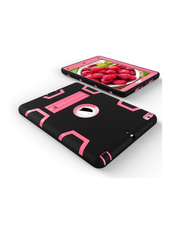 نيبمينينت غطاء حماية آرمور مزوّد بمسند لجهاز أبل آي باد برو مقاس 10.5 بوصات أسود/وردي - Image 4