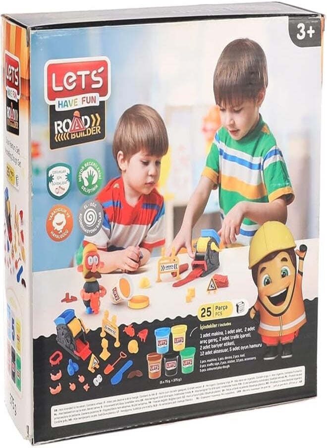 Let's Let's Yol İnşaatı Seti (L8491) boy toys, girl toys, birthday gift, Christmas gift, growth, fun, for kids. 