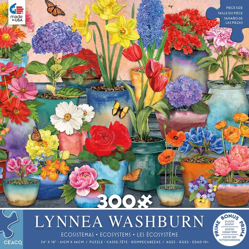 Ceaco - Ecosystems - Pretty Petals - 300 Piece Jigsaw Puzzle - Image 2