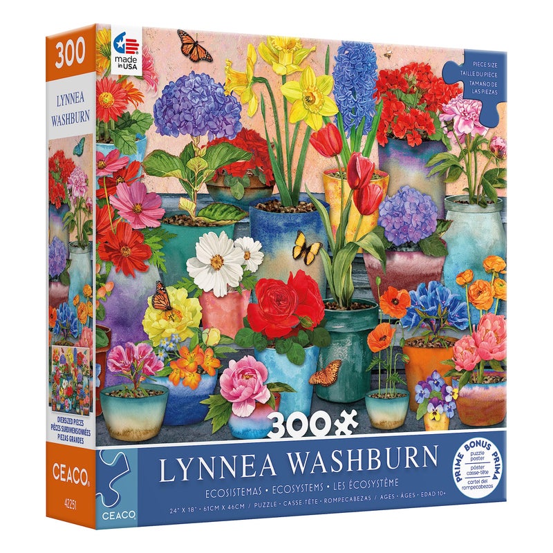 Ceaco - Ecosystems - Pretty Petals - 300 Piece Jigsaw Puzzle - Image 3