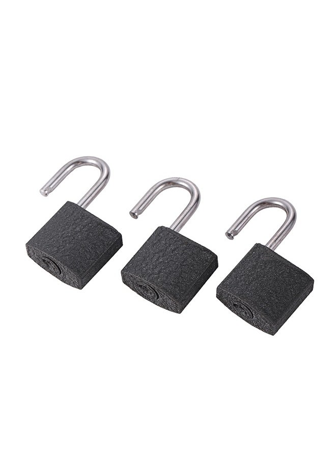 LAWAZIM Cast Iron Padlock -3 Piece - Keyed Anti-pick Tamper-proof Weather-resistant Lock Enhanced Security Protection from Theft -for Gates Doors Sheds Lockers Toolboxes Bikes Luggage and Cabinets  - Image 3