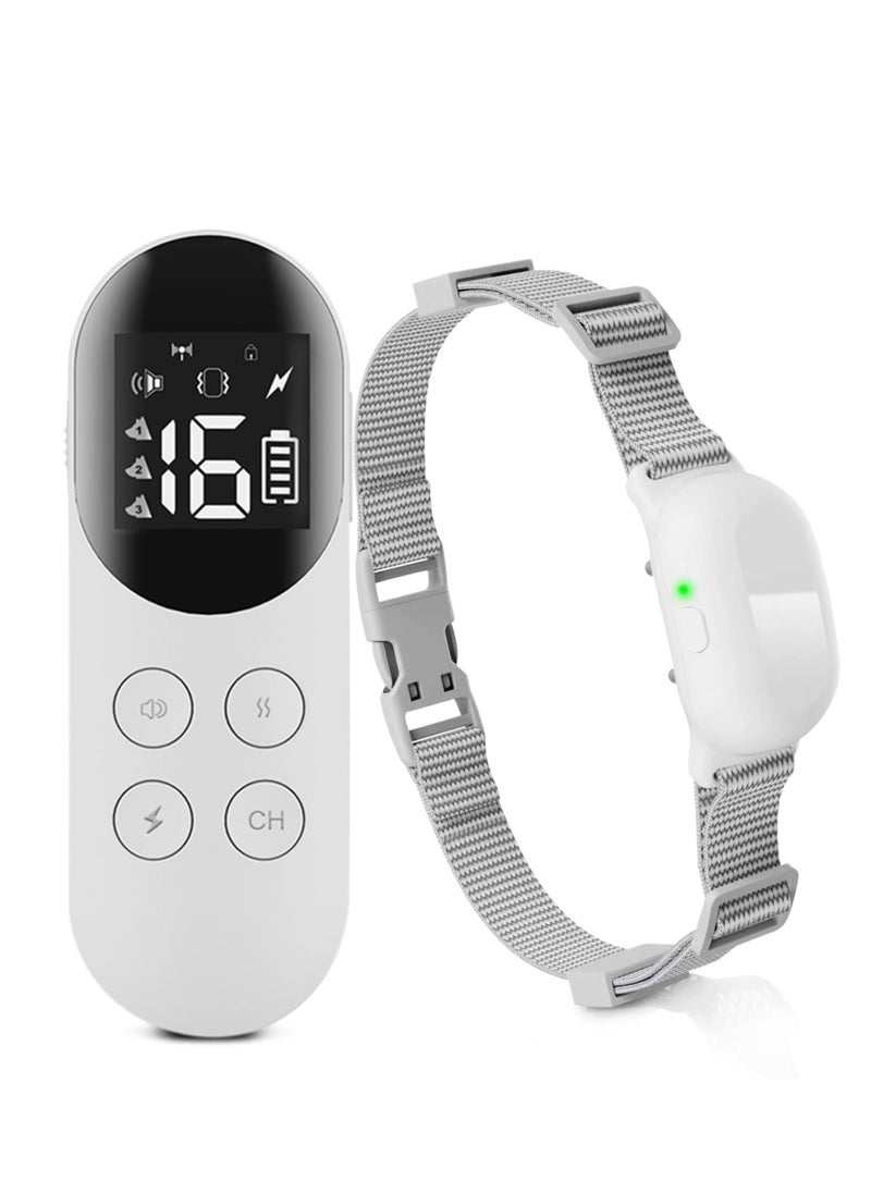 Excefore Dog Training Collar with Remote, IP68 Waterproof Dog Collar Light with 3 Safe Training Modes Rechargeable Bark Collar Electronic Shock Collar for Small Medium Large Dogs Training Collars  - Image 1