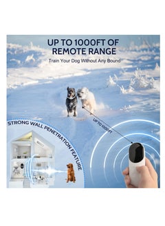 Dog Training Collar with Remote, IP68 Waterproof Dog Collar Light with 3 Safe Training Modes Rechargeable Bark Collar Electronic Shock Collar for Small Medium Large Dogs Training Collars - pzsku/Z8B45D5832C4CC0366B08Z/45/_/1717029471/d09b32db-9f9c-4a55-a76e-848af1169a87