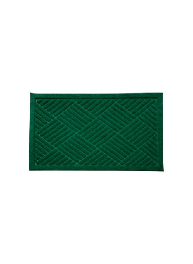 Royalford Rectangular Solid Bathing Mat Green 40x60cm - Image 1