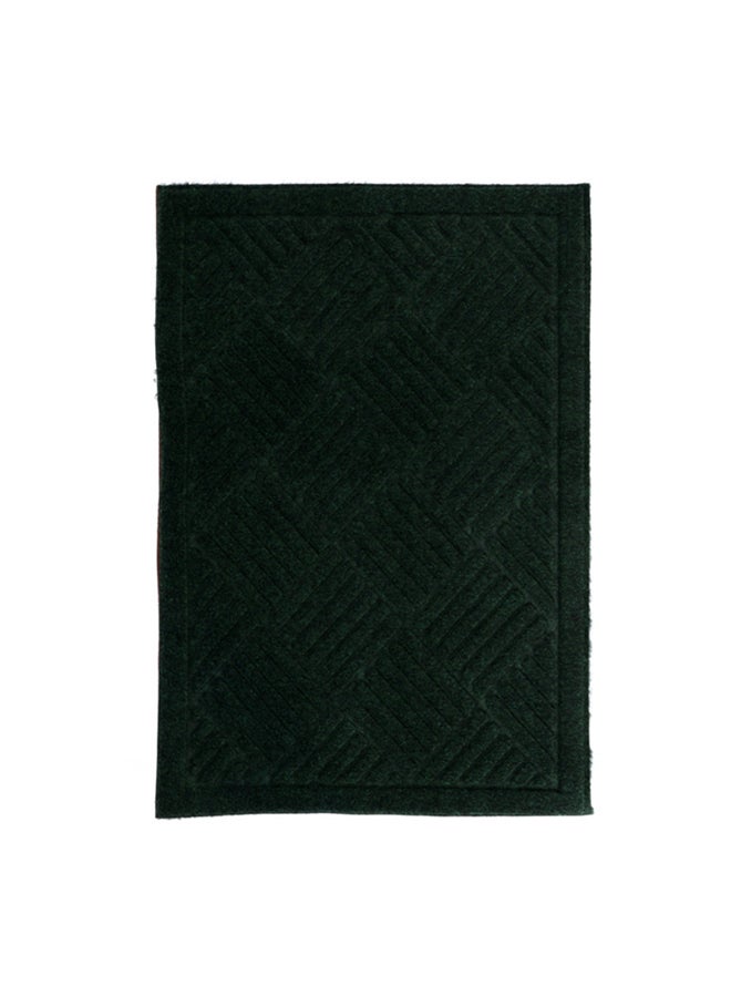 Royalford Rectangular Solid Bathing Mat Green 40x60cm - Image 2