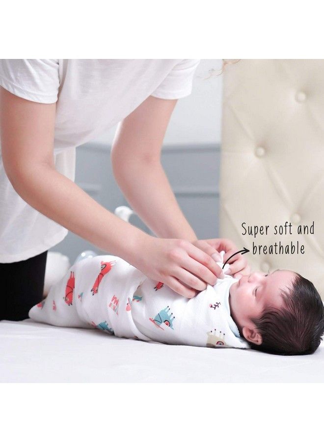 Rabitat Bamboo Swaddle Pamper Soft 47"X47" (City Lights) - Image 5