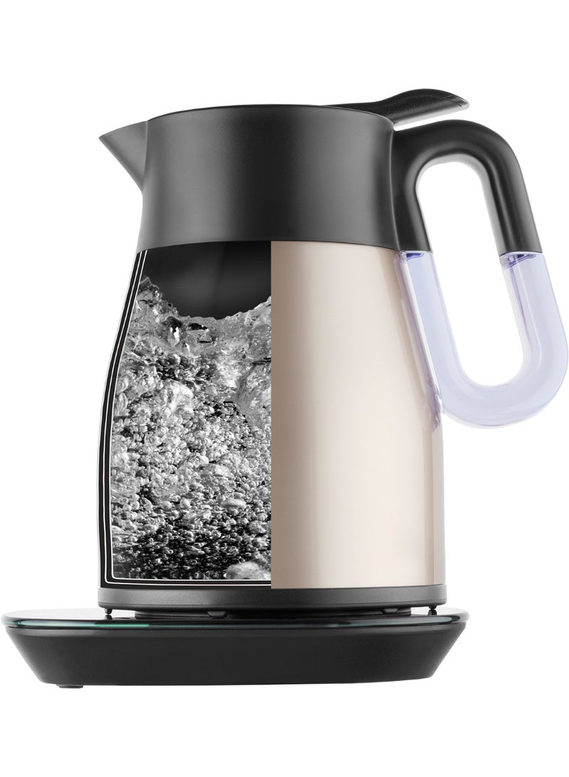 كاتلر Catler Electric Kettle ,KE 8110 Variable Temperature Vacuum, 1.2L – Stainless Steel Double Wall Thermal Kettle, 40–100°C Touch Control, STRIX Base, Cool Touch, Auto Shut-Off - Image 5