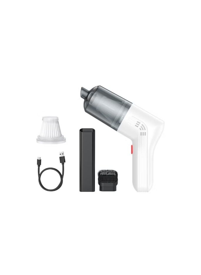 بوروفون مكنسة كهربائية لاسلكية للسيارة من بوروفون FC4 باللون الأبيض الماسي - Image 2